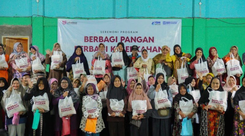 YBM BRILiaN Region 9 Bandung Kolaborasi dengan Yayasan Lokadesa Nusantara Lestari Gulirkan Program Bantuan Pangan